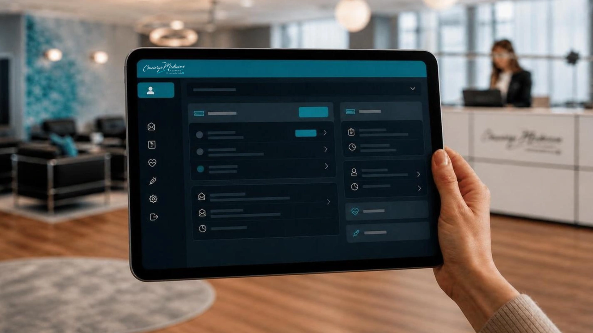 Concierge member portal dashboard